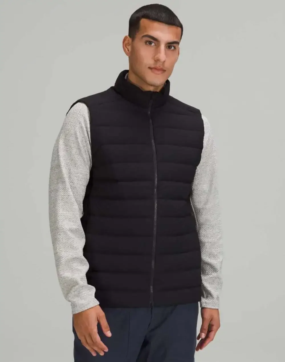 Lululemon Navigation Stretch Down Vest Black Men's Size Medium